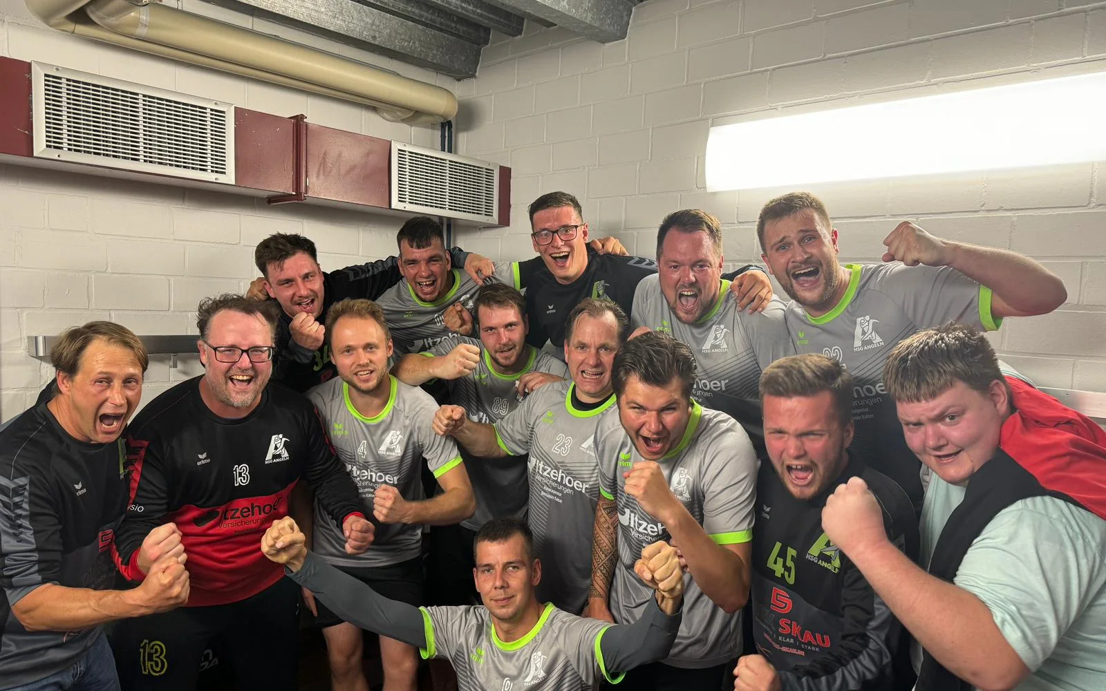 Handballmannschaft der HSG Angeln